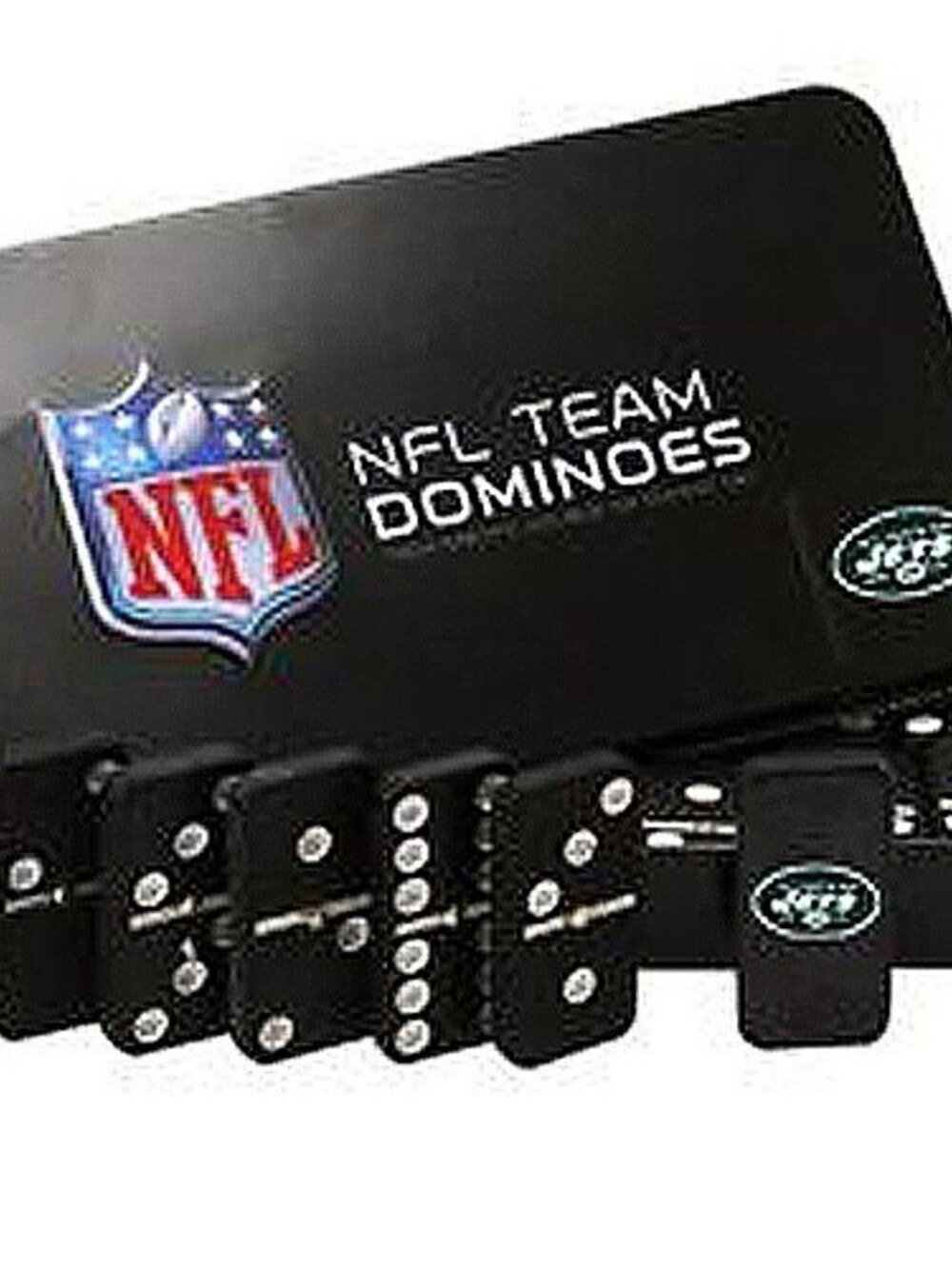 New York Jets Dominoes Set 28-Pieces Double Six NFL Official Merch